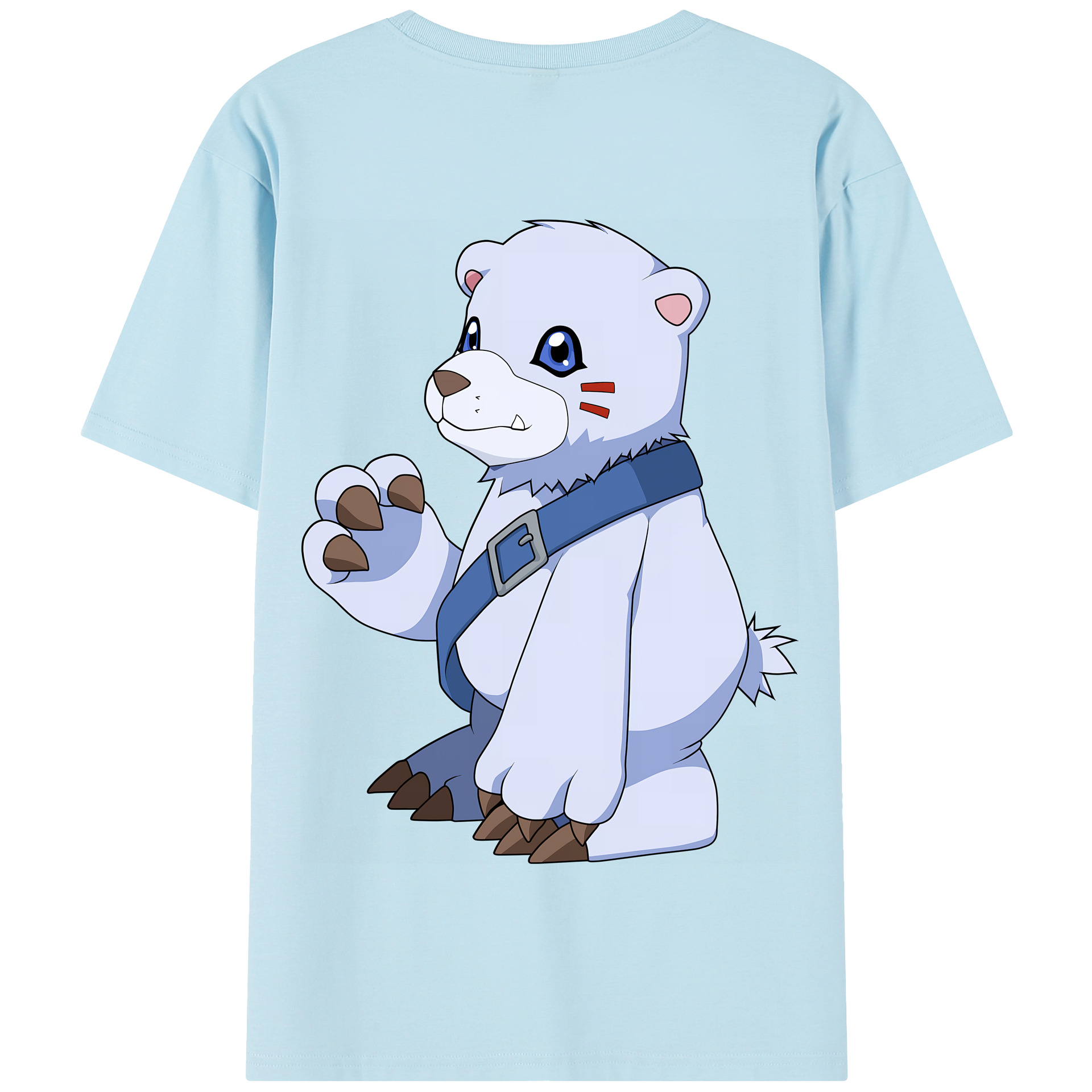 （画像用） Digimon デジタルモンスター/デジモン 綿100％半袖Tシャツ（背面プリント）